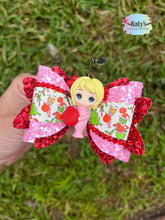 Load image into Gallery viewer, Christmas Girl clay bow
