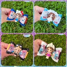 Load image into Gallery viewer, Kitty Friends Girls mini clay bows
