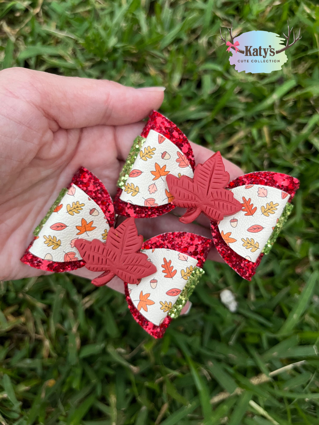 Fall Leaves clay piggies