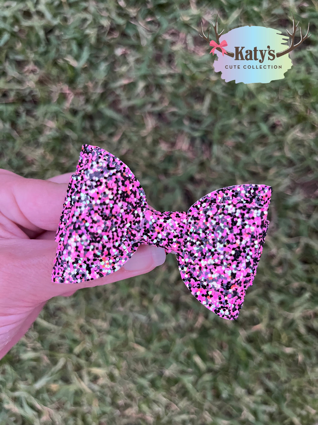 Pink Twilight mini bow
