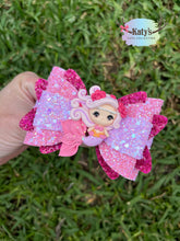 Load image into Gallery viewer, Pink Mermaid clay bow
