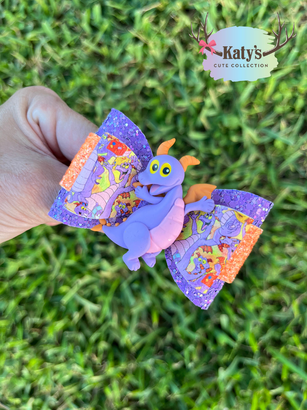Purple Dragon mini clay bow