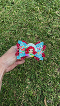 Load and play video in Gallery viewer, Mermaid Princess clay bow
