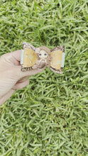 Load and play video in Gallery viewer, Fall Mermaid mini clay bow
