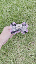 Load and play video in Gallery viewer, Tuxedo Skeleton Fairy clay bow
