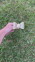 Load and play video in Gallery viewer, Yellow Egg mini clay bow
