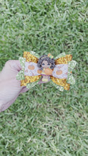 Load and play video in Gallery viewer, Pumpkin Girl clay bow

