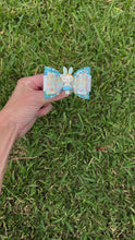 Load and play video in Gallery viewer, Blue Bunny mini clay bow
