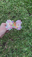 Load and play video in Gallery viewer, Orange Dog on Unicorn clay bow
