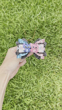 Load and play video in Gallery viewer, Blue &amp; Pink Koala clay bow
