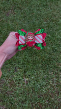Load and play video in Gallery viewer, Jingle Bell Girl clay bow
