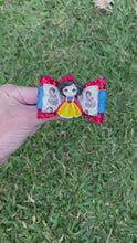 Load and play video in Gallery viewer, Red Apple Princess mini clay bow
