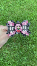 Load and play video in Gallery viewer, Pink Ghost Witch clay bow
