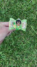 Load and play video in Gallery viewer, Frog Princess mini clay bow
