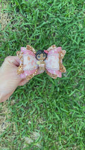 Load and play video in Gallery viewer, Toddler Ocean Princess clay bow
