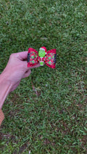 Load and play video in Gallery viewer, Green Santa Guy mini clay bow
