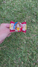 Load and play video in Gallery viewer, Yellow Princess mini clay bow
