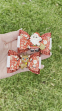 Load and play video in Gallery viewer, Santa &amp; Rudolph clay piggies
