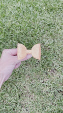 Load and play video in Gallery viewer, Glowing Orange mini bow
