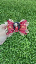 Load and play video in Gallery viewer, Iron Superhero Girl clay bow

