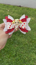 Load and play video in Gallery viewer, Blonde Cupid Girl clay bow

