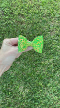 Load and play video in Gallery viewer, St. Patty’s Green mini bow
