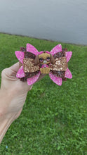 Load and play video in Gallery viewer, Pink Dog clay bow
