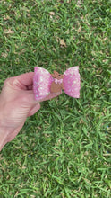 Load and play video in Gallery viewer, Chocolate Bunny mini clay bows
