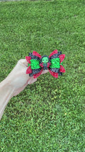 Load and play video in Gallery viewer, Alien Superhero Girl clay bow
