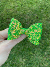 Load image into Gallery viewer, St. Patty’s Green mini bow
