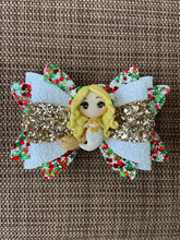 Load image into Gallery viewer, Christmas Mermaid clay bow
