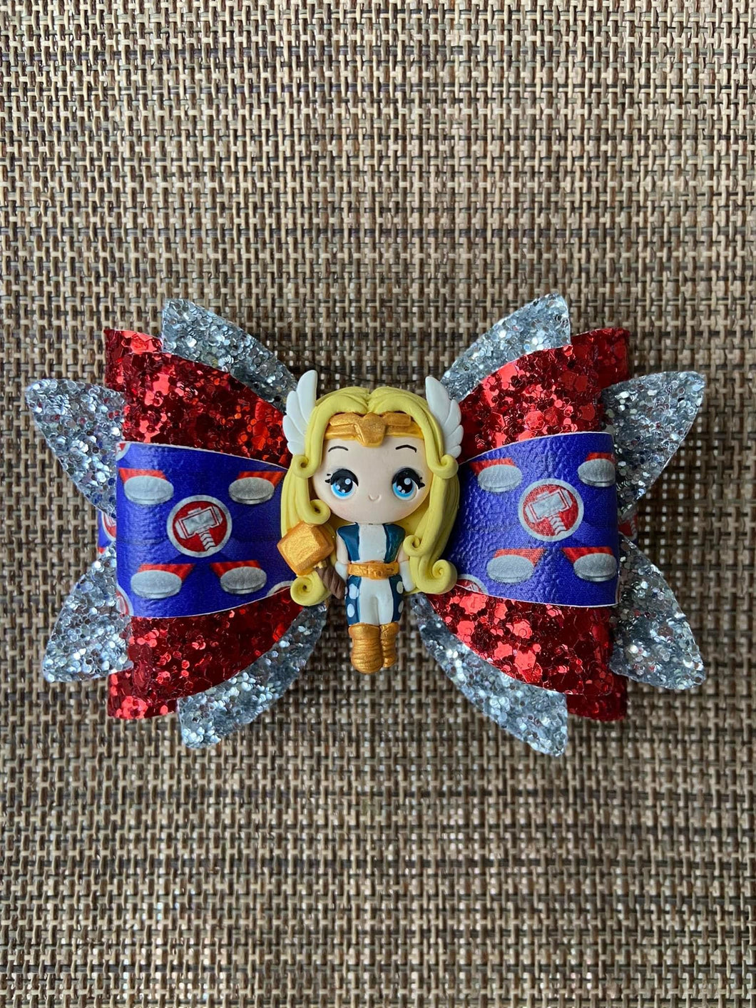 Hammer Superhero Girl clay bow