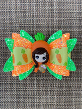 Load image into Gallery viewer, Carrot Girl clay bow
