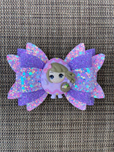 Load image into Gallery viewer, Easter Egg Girl clay bow
